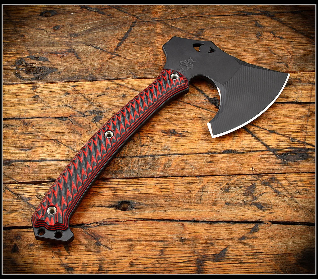 RMJ Tactical Weezerker Camp Ax | Black Widow | National Knives, LLC