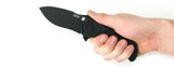 REFERENCE ONLY - Zero Tolerance 0300 Assisted Opening Knife, Black 3.75" Plain Edge Blade