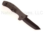 REFERENCE ONLY - Emerson Knives Roadhouse BT Folding Knife, Black 3.9" Plain Edge 154CM Blade, Black G-10 Handle, Emerson "Wave" Opener