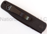 Emerson Knives A-100 BT Folding Knife, Black 3.625" Plain Edge Blade, Black G-10 Handle