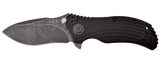 Zero Tolerance 0300BW assisted opening folding knife with flipper tab - logo side. Black stonewashed 3.75" S30V stainless steel plain edge blade. Black G-10 handle. Model 0300BW.
For reference only. Zero Tolerance 0300BW assisted opening folding knife with flipper tab - logo side. Black stonewashed 3.75" S30V stainless steel plain edge blade. Black G-10 handle. Model 0300BW.
For reference only.