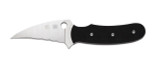 REFERENCE ONLY - Spyderco Reverse FB34GP Fixed Blade Knife, 3.5" Plain Edge Blade, Black G-10 Handle, Sheath