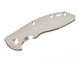 Rick Hinderer Knives SMOOTH Titanium Handle Scale for XM-18 - 3.5" - Stonewashed