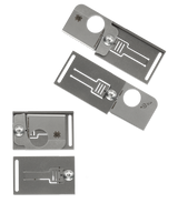 Spyderco Squarehead folding knife with thumb hole - shown open obverse, open reverse, closed obverse, and closed reverse.  Stonewash S30V stainless steel plain edge blade. Stonewash titanium handle.  Model C193TIP.
For reference only. Spyderco Squarehead folding knife with thumb hole - shown open obverse, open reverse, closed obverse, and closed reverse.  Stonewash S30V stainless steel plain edge blade. Stonewash titanium handle.  Model C193TIP.
For reference only.