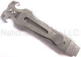 Rick Hinderer Knives HS TacTool Steel Flame pocket tool - shown reverse.  Smooth titanium construction.  Model T9000000CC.
