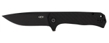 REFERENCE ONLY - Zero Tolerance ZT 0804CF Flipper Folding Knife, Black 3.94" Plain Edge Blade, Black Carbon Fiber and Titanium Handle