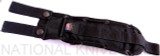 Rick Hinderer Knives FieldTac 5.5 fixed blade knife - black nylon sheath only shown reverse.  Stonewash S35VN stainless steel plain edge blade.  Black G-10 handle.  Model K60250SP00.