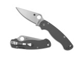 REFERENCE ONLY - Spyderco Paramilitary 2 Sprint Run C81GPGY2 Cru-Wear Blade Gray