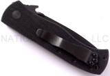 Emerson Knives CQC-7AW BTS folding knife with thumb disk and Emerson Wave opener - shown closed pocket clip side.  Black 154CM stainless steel combo edge blade.  Black G-10 handle.  Model CQC-7AW-BTS.
For reference only.