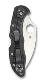 Spyderco Delica 4 Wharncliffe Knife C11FPWCBK Plain Edge VG-10 Blade Black FRN