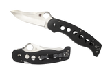 REFERENCE ONLY - Spyderco A.T.R. 2 C70GP2 Folding Knife, 3.5" Plain Edge Blade, Black G-10 Handle