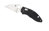 REFERENCE ONLY - Spyderco Q Ball C219GP Folding Knife, 2.875" Plain Edge Blade, Black G-10 Handle