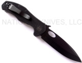 REFERENCE ONLY - Emerson Knives CQC-10 BT Folding Knife, Black 3.8" Plain Edge 154CM Blade, Black G-10 Handle, Emerson "Wave" Opener