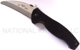 Emerson Knives SARK SF Folding Knife, Satin 3.625" Plain Edge 154CM Blade, Black G-10 Handle, Emerson "Wave" Opener