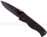 REFERENCE ONLY - Emerson Knives CQC-7A BT Folding Knife, Black 3.25" Plain Edge 154CM Blade, Black G-10 Handle, No Wave