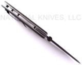 REFERENCE ONLY - Emerson Knives CQC-7A BT Folding Knife, Black 3.25" Plain Edge 154CM Blade, Black G-10 Handle, No Wave