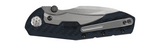 REFERENCE ONLY - Zero Tolerance 0850 Folding Knife, 3.75" Plain Edge Blade, Blue and Black Carbon Fiber Handle