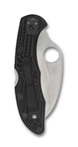 Spyderco Tasman Salt 2 Folding Knife C106SBK2 Serrated H-2 Blade Black FRN