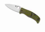 Spyderco Caribbean Leaf Shape Knife C217GP Plain Edge LC200 N Blade G-10 Handle