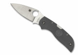 Spyderco Chaparral Lightweight Knife C152PGY PlainEdge XHP Blade Gray FRN Handle