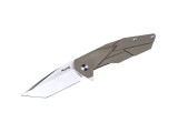 Ruike Knives P138-W Folding Knife Satin 3.6" Blade Sand G-10 Handle