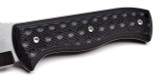 Emerson Knives CQC-7 FB SF Fixed Blade Knife, Satin 4.187" Plain Edge 154CM Blade, Black G-10 Handle, Kydex Sheath