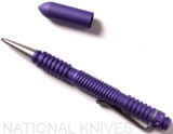 Rick Hinderer Knives Extreme Duty Ink Pen - Aluminum - Spiral - Matte Purple