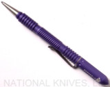 Rick Hinderer Knives Extreme Duty Ink Pen - Aluminum - Spiral - Matte Purple