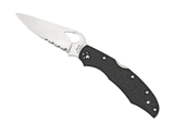 Byrd Cara Cara 2 Folding Knife BY03PSBK2 3.75" Combo Edge Blade Black FRN Handle