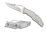 Byrd Flight Folding Knife BY05P 3.43" Plain Edge Blade Stainless Steel Handle