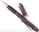 Rick Hinderer Knives Extreme Duty Ink Pen - Stainless - Spiral - Stonewash Black