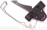 RMJ Tactical Code of Bushido Kiridashi Fixed Blade Knife, AEB-L Blade, Kydex Sheath