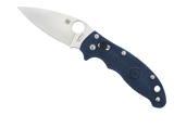 Spyderco Manix 2 Folding Knife C101PDBL2 Plain Edge S110V Blade Dark Blue FRCP