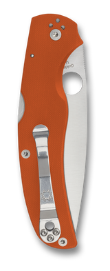 REFERENCE ONLY - Spyderco Native Chief Sprint Run C244GPBORE Rex 45 Blade Orange