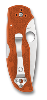 REFERENCE ONLY - Spyderco Native 5 Sprint Run C41PBORE5 REX 45 Blade Orange FRN