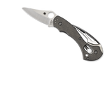 REFERENCE ONLY - Spyderco Tusk C06TIP Folding Knife, 2.375" Plain Edge Blade, Titanium Handle