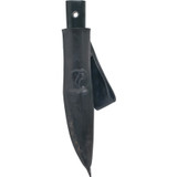Condor Tool and Knife Urban EDC Puukko fixed blade knife - obverse sheath only shown.  1095 steel plain edge blade.  Black Micarta handle.  Model CTK800-3.3HC.