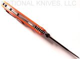 Emerson Knives Market Skinner BTS Knife Black Combo Edge 154CM Blade Orange G-10