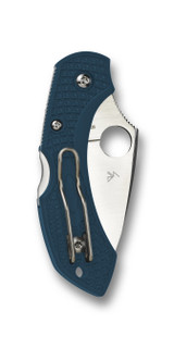 Spyderco Dragonfly 2 Knife C28FP2K390 2.29" PlainEdge K390 Blade Blue FRN Handle