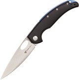 Steel Will Knives Sedge Mini Folding Knife F19M-10 Satin D2 Blade Black G-10