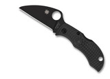 Spyderco Manbug Wharncliffe Knife MBKWPBK Black Plain Edge VG-10 Blade Black FRN