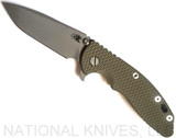 Rick Hinderer Knives XM-18 Spanto Folding Knife Working Finish 3.5" S45VN OD G10