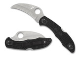 Spyderco Tasman Salt 2 Folding Knife C106PBK2 Plain Edge H-2 Blade Black FRN