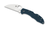 Spyderco Delica 4 Wharncliffe Knife C11FPWK390 2.87" PlainEdge K390 Blade Blue