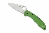 Spyderco Salt 2 Folding Knife C88FPGR2 3" Plain Edge LC 200 N Blade Green FRN