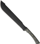 Condor Tool & Knife Discord Machete CTK421-18HC 1075 HC Blade - Leather Sheath