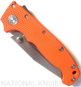 Strict Limit of One (1) AD-20 TOTAL per customer, household, etc.  Demko Knives MG AD-20 Folding Knife Stonewash CPM-20CV Blade Orange G-10 Handle - NO Thumb Slot