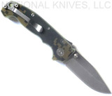 Strict Limit of One (1) AD-20 TOTAL per customer, household, etc.  Demko Knives MG AD-20 Folding Knife Stonewash CPM-20CV Blade Camo G-10 Handle - NO Thumb Slot