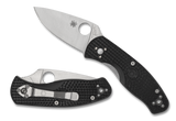 Spyderco Persistence Lightweight Knife C136PBK 2.75" Plain Edge Blade Black FRN