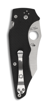 Spyderco Yojumbo Sprint Run Knife C253CFP 3.87" Satin S90V Blade Carbon Fiber